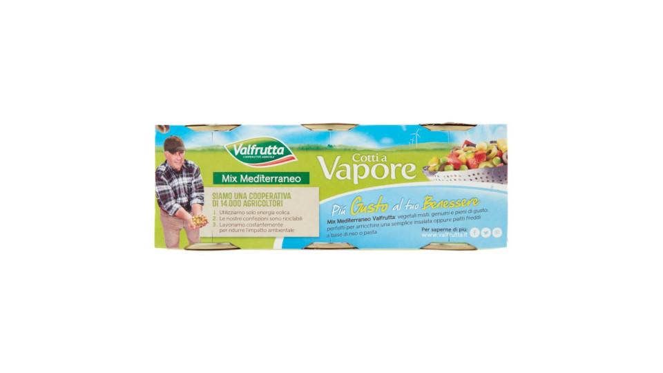 Valfrutta, Cotti a Vapore mix mediterraneo