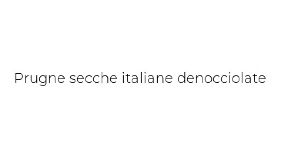 Saratoga Prugne secche denocciolate