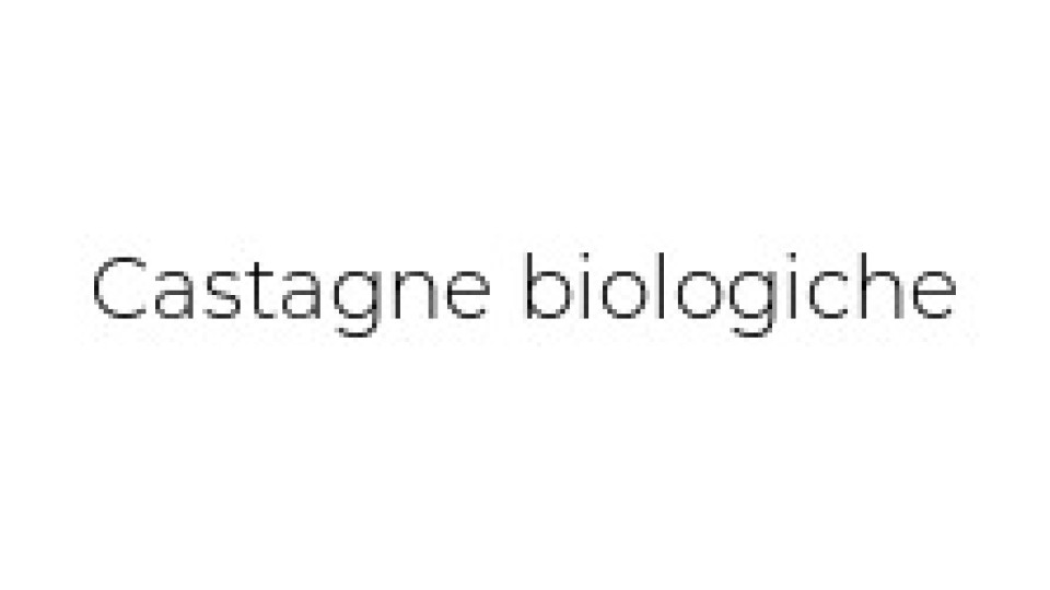 noberasco Bio Castagne