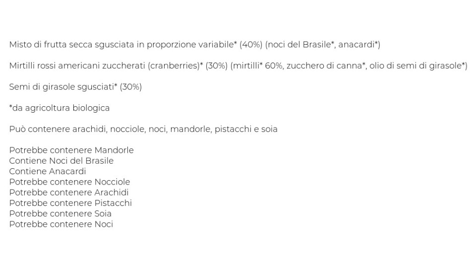 noberasco Bio Misto Fitness