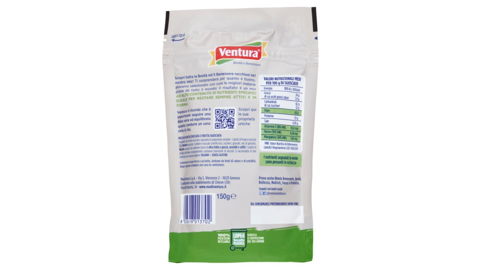 Ventura BBMix Fibra Mix di Mandorle, Nocciole, Prugne, Cranberry