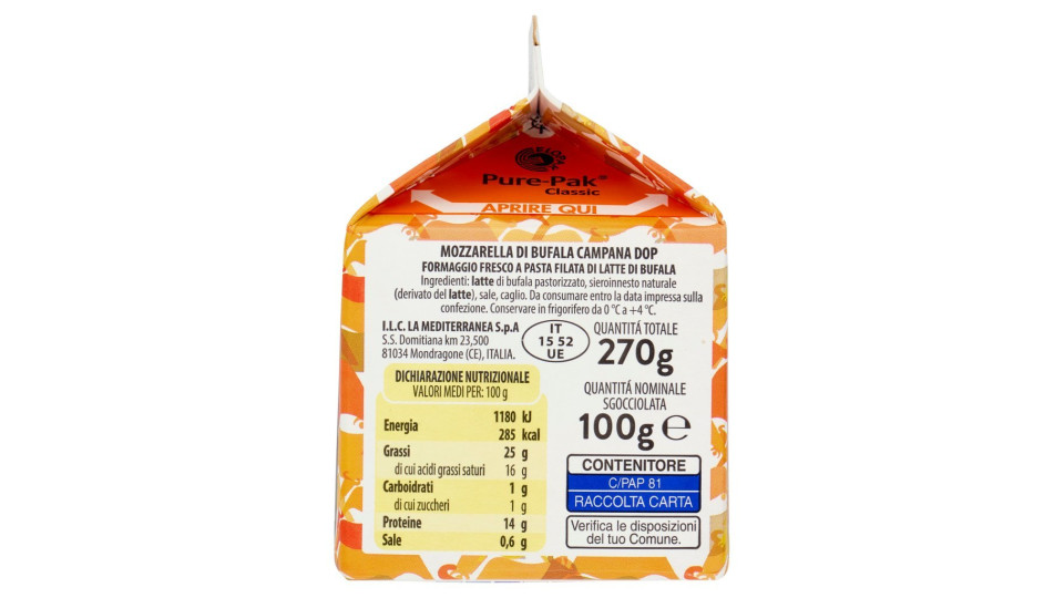 Delizia Campana Mozzarella di Bufala Campana
