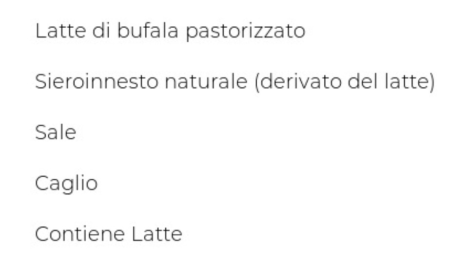 Delizia Campana Mozzarella di Bufala Campana