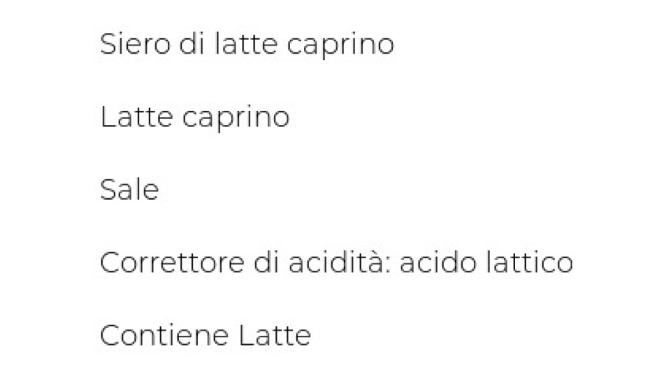 Spega Ricotta di Capra