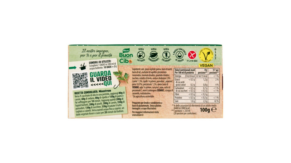 Knorr Vegetale 10 dadi