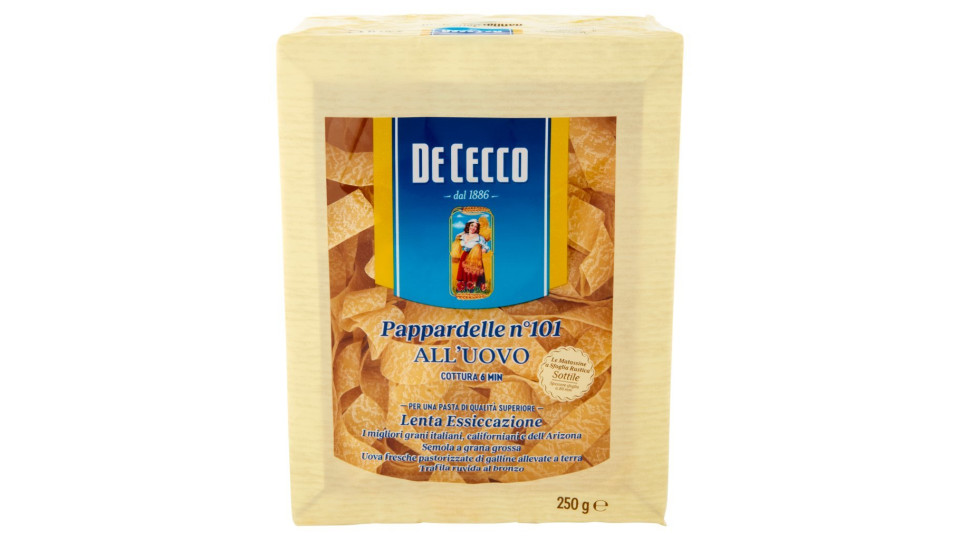 De Cecco Pappardelle n° 101 all'Uovo