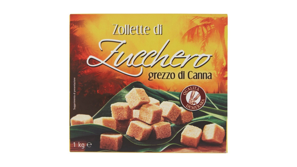 Zollette di Zucchero Grezzo di Canna