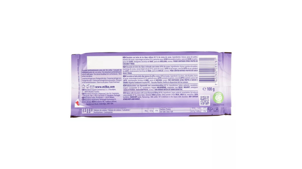 Milka con tenero cuore al cacao