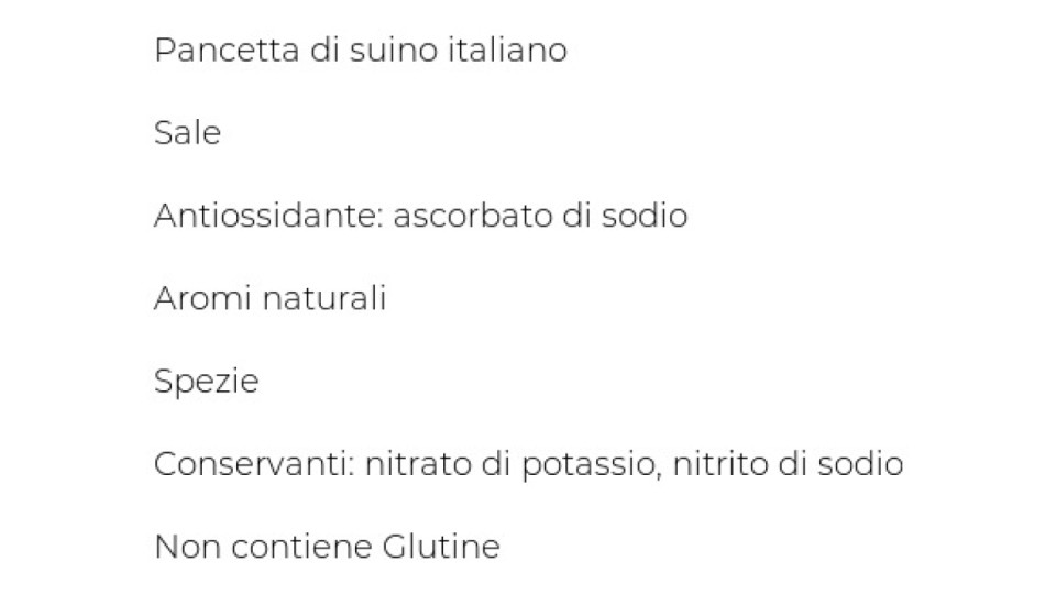 Rosa dell'Angelo Pancetta Nostrana