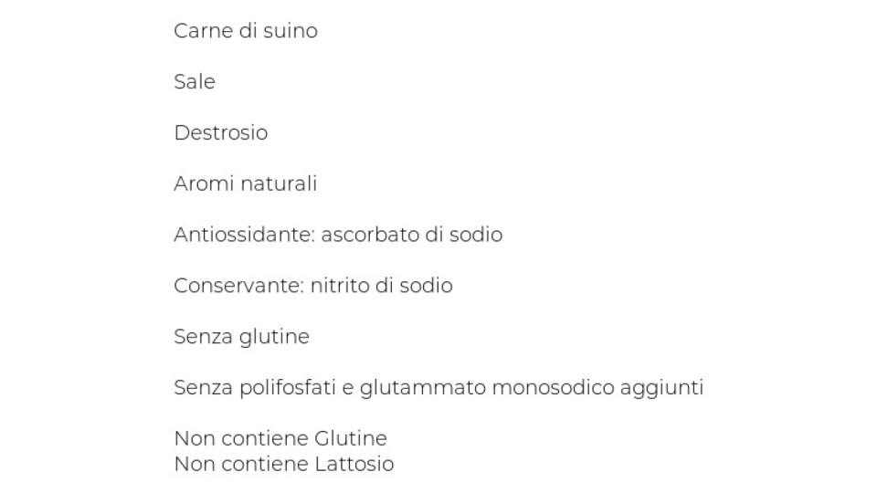 Fratelli Beretta le Meraviglie d'Italia Prosciutto Cotto Alta Qualità