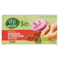 Infuso di Zenzero e Curcuma Biologico 20 Filtri