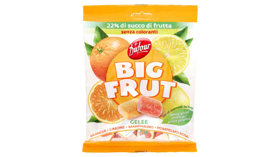 Dufour Big Frut Gelee Arancia, Limone, Mandarino, Pompelmo Rosa
