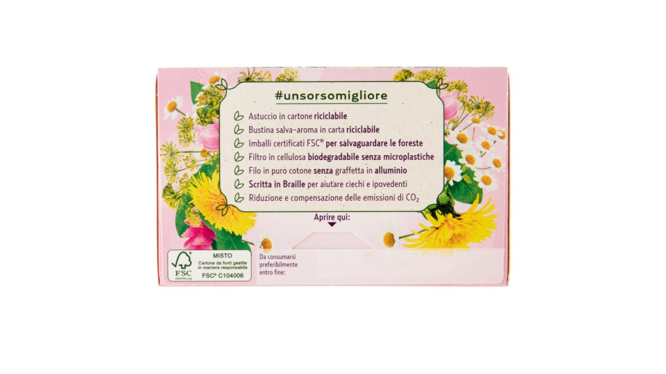 Pompadour Le Tisane Depurativa con Tarassaco e Curcuma 15+3 bustine