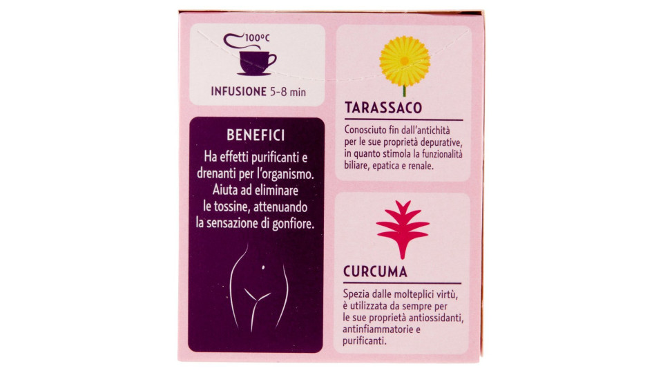 Pompadour Le Tisane Depurativa con Tarassaco e Curcuma 15+3 bustine