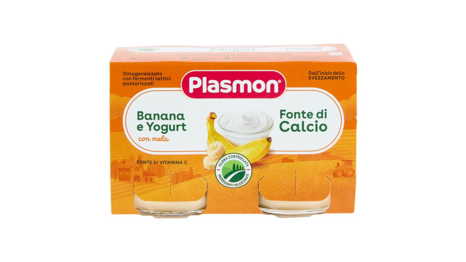 Plasmon Merenda Albicocca e Yogurt omogeneizzato con fermenti lattici pastorizzati