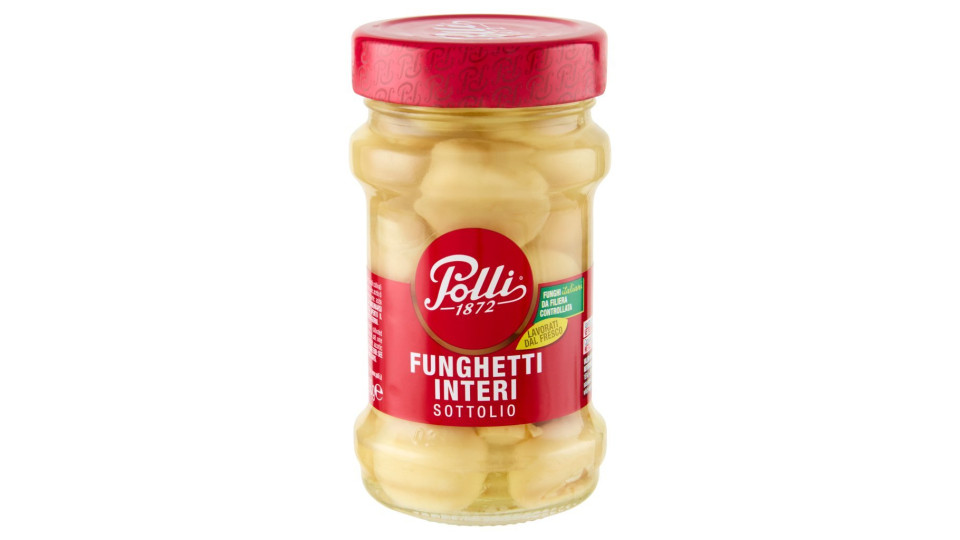 Polli Funghetti sottolio interi