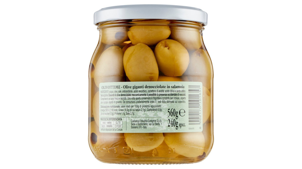 Coelsanus selezione speciale Olivottime Giganti Denocciolate