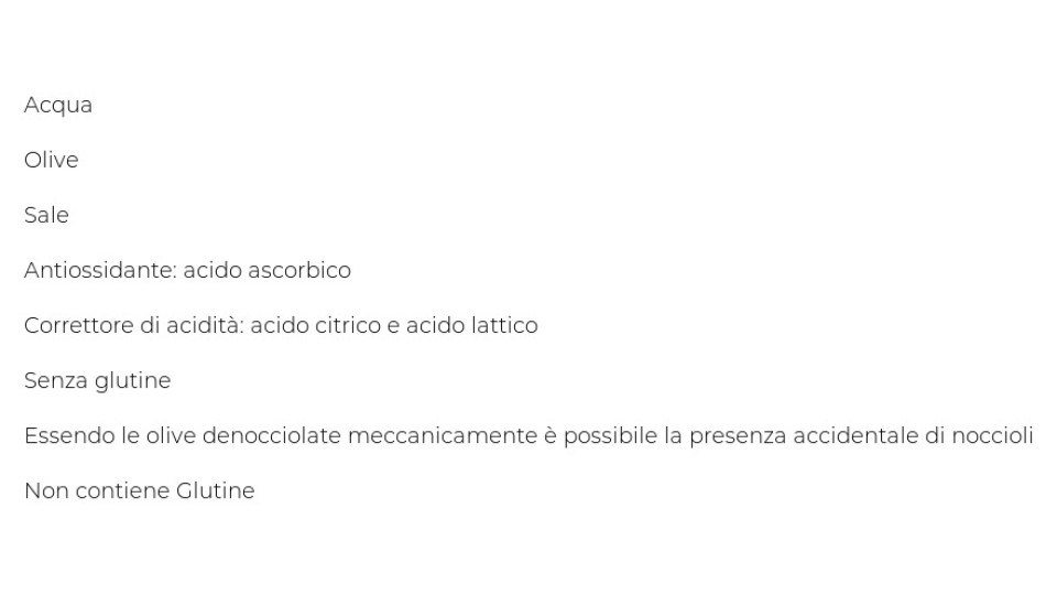 Coelsanus selezione speciale Olivottime Giganti Denocciolate