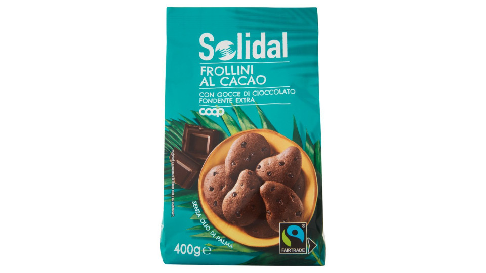 Frollini Al Cacao Con Gocce Di Cioccolato Fondente Extra
