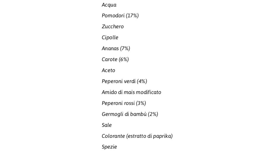 Suzi Wan Salsa per condimento Agrodolce