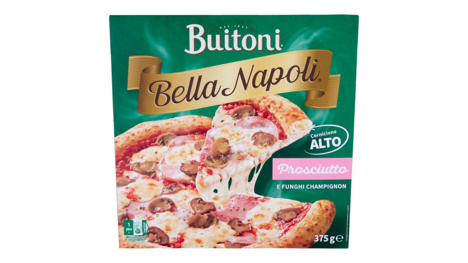 BUITONI PIZZA PROSCIUTTO SENZA GLUTINE pizza con prosciutto surgelata
