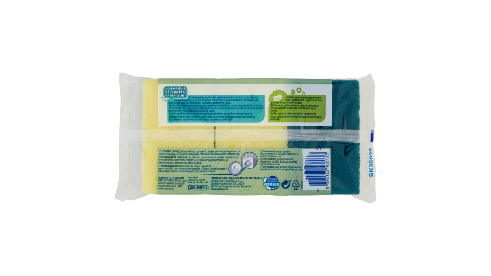 Spontex Spugna abrasiva Universale Salvaunghie x2+1