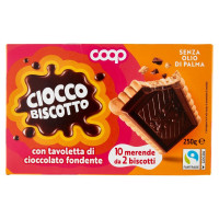 Ciocco Biscotti Con Tavoletta Di Cioccolato Fondente