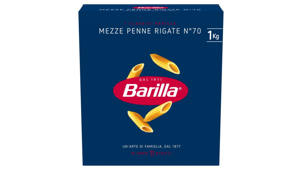 Barilla Mezze Penne Rigate n.70 Box