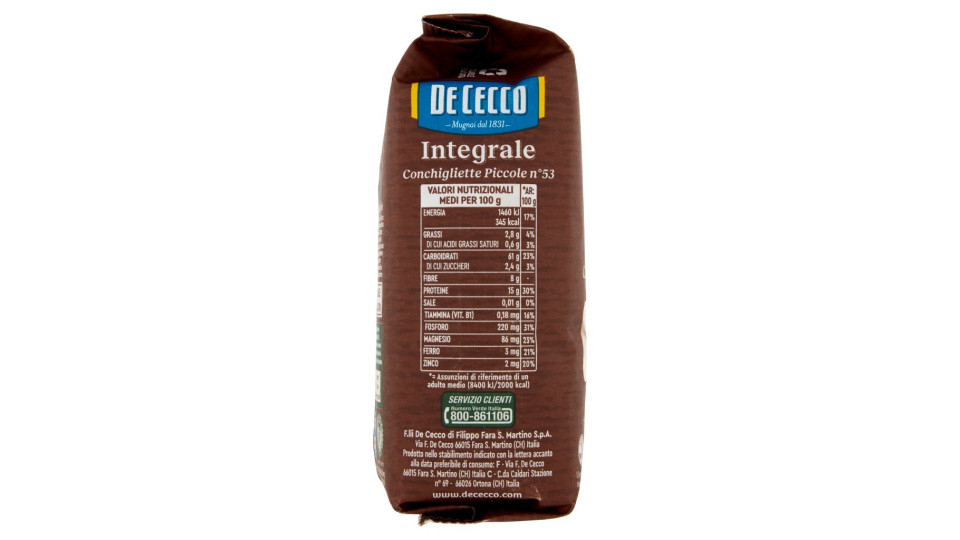 De Cecco Conchigliette Piccole n° 53 Integrali