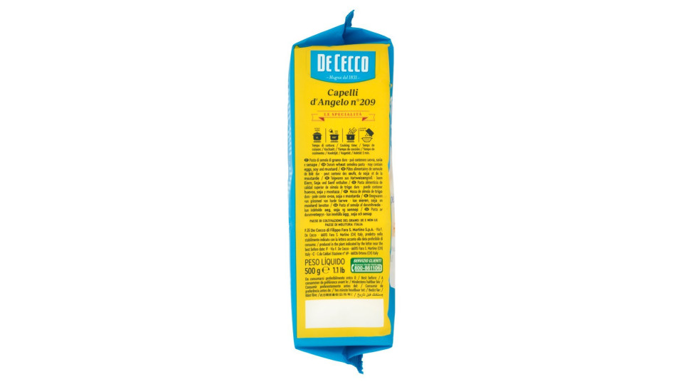 De Cecco Le Specialità Capelli d'angelo n° 209