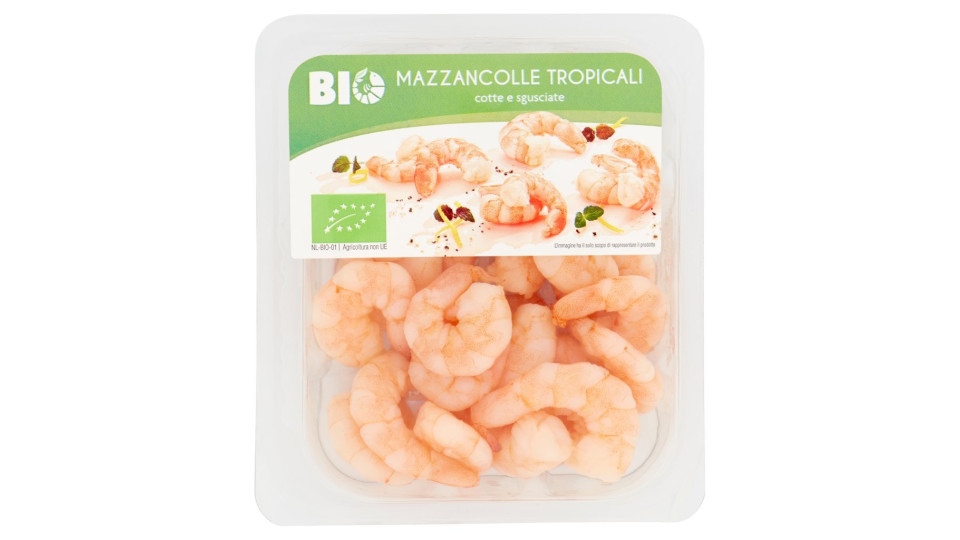 Mazzancolle Tropicali Bio Cotte Sgusciate