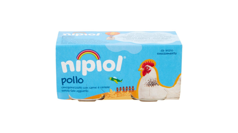 Nipiol Pollo Omogeneizzato con pollo e cereale