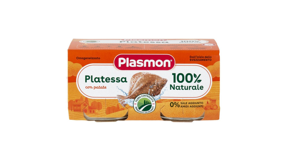 Plasmon Platessa con patate omogeneizzato
