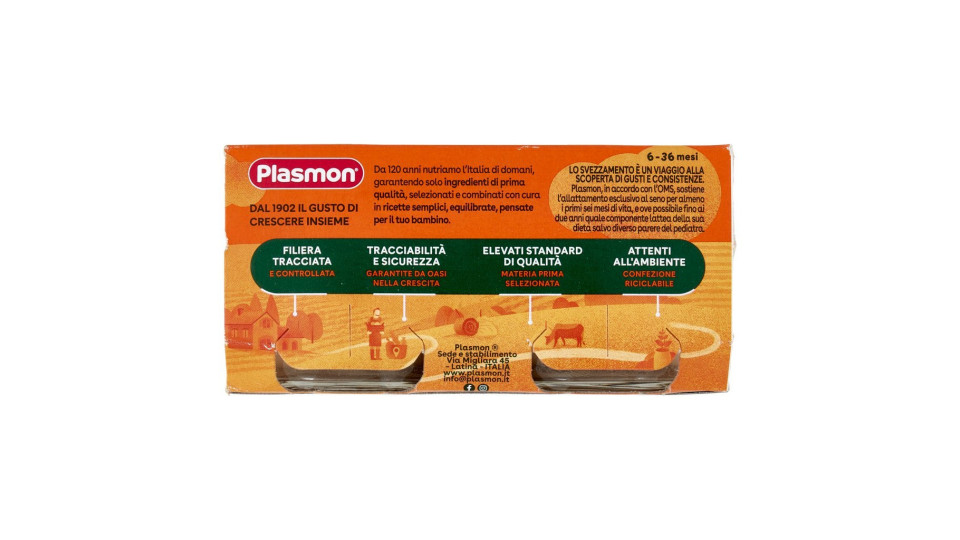Plasmon Platessa con patate omogeneizzato