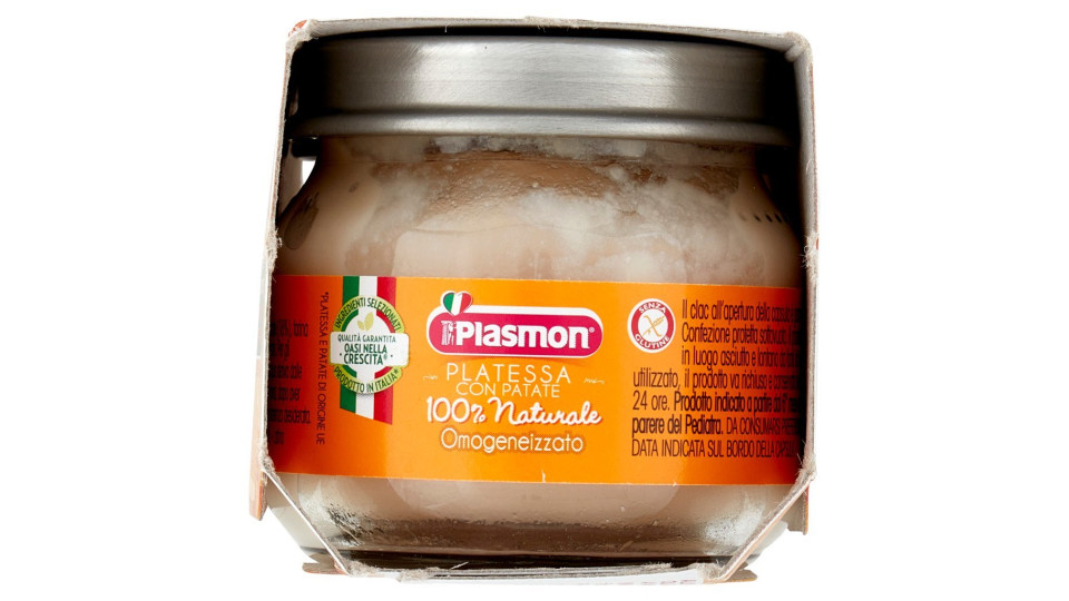 Plasmon Platessa con patate omogeneizzato