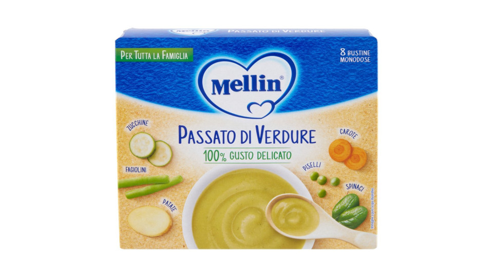 Mellin Passato di verdure 8 bustine monodose