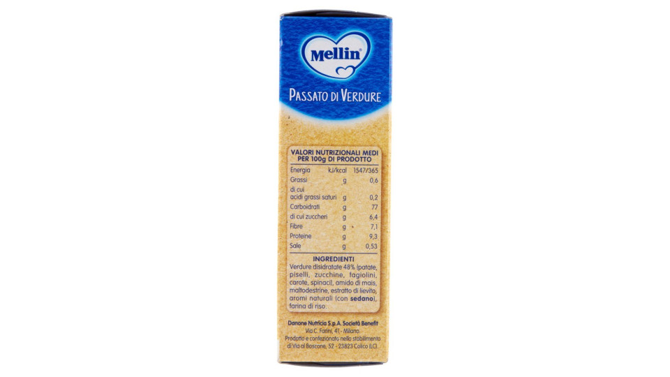 Mellin Passato di verdure 8 bustine monodose