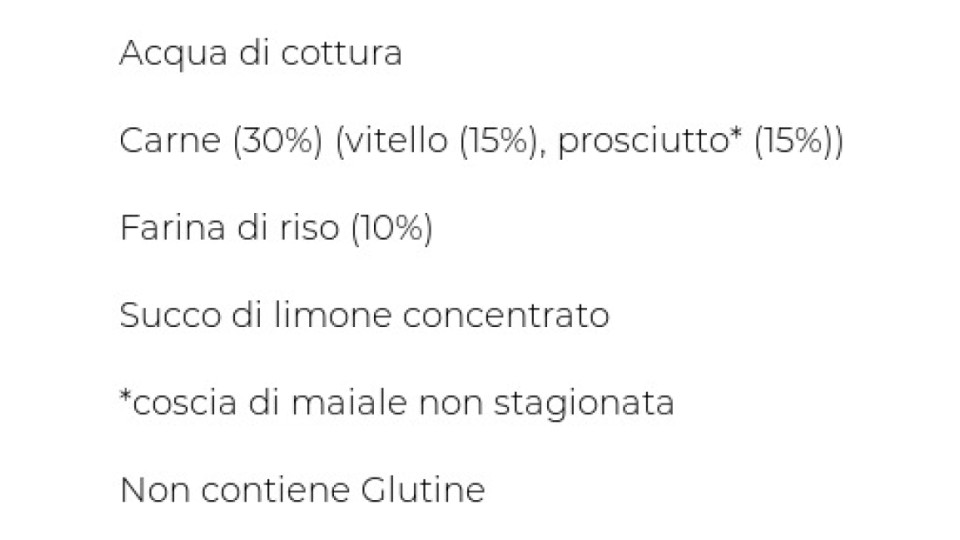 Plasmon Vitello e Prosciutto* Omogeneizzato con carne e cereale