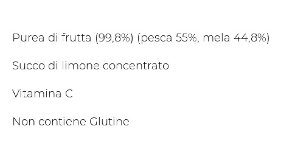 Plasmon Pesca con Mela Omogeneizzato
