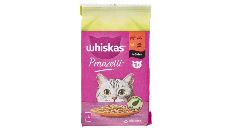 Whiskas Pranzetti in Salsa 1+ Anni
