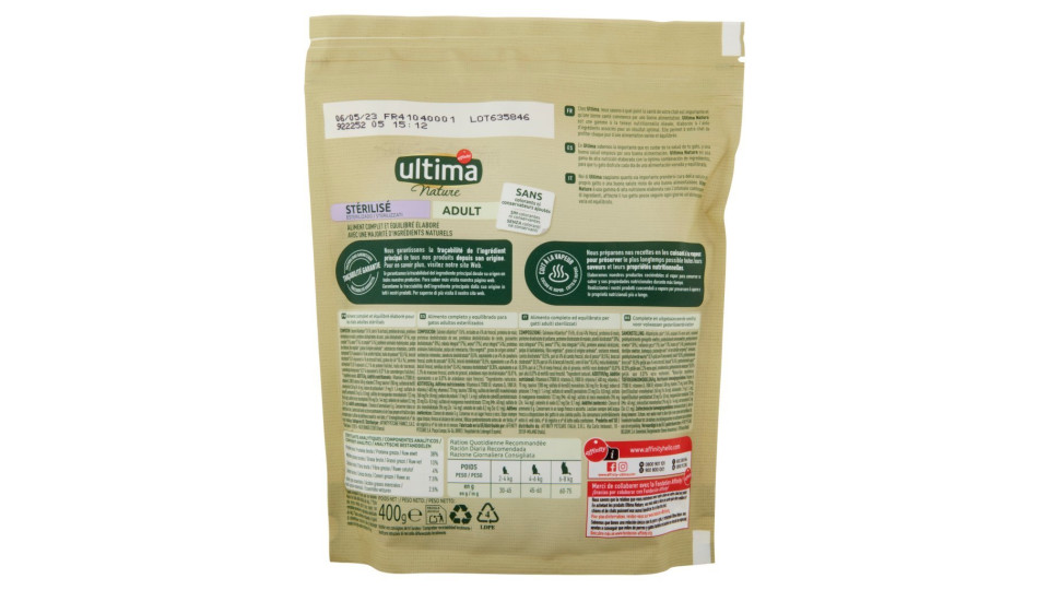 Ultima Cat Sterilizzati Adult Salmone