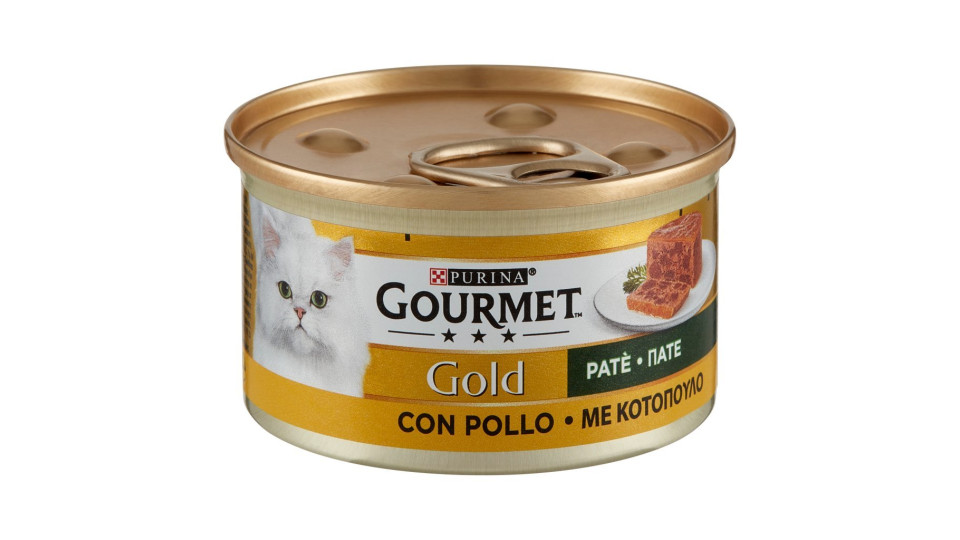 PURINA GOURMET Gold Gatto Patè con Pollo lattina