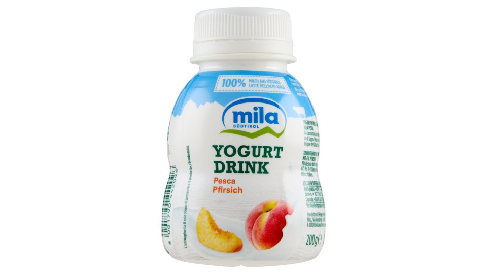 Mila yogurt da bere pesca