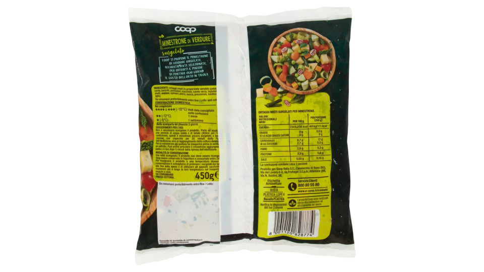 Minestrone 12 verdure surgelato Orto Campestre