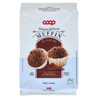 Muffin al cacao con gocce di cioccolato