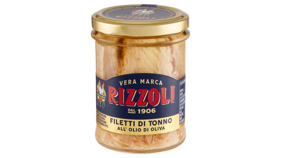 Rizzoli Filetti di Tonno Rosa in Olio di Oliva