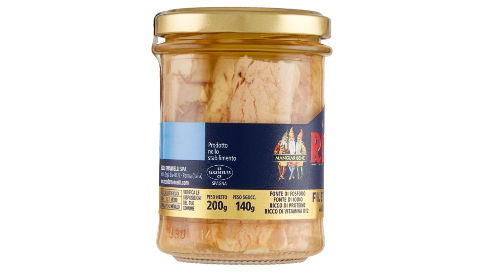 Rizzoli Filetti di Tonno Rosa in Olio di Oliva