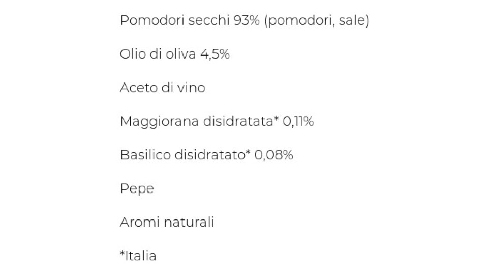 Aromatica Pomodori Secchi con Erbe Mediterranee
