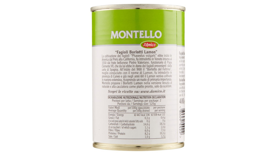 Montello Fagioli Borlotti Lamon