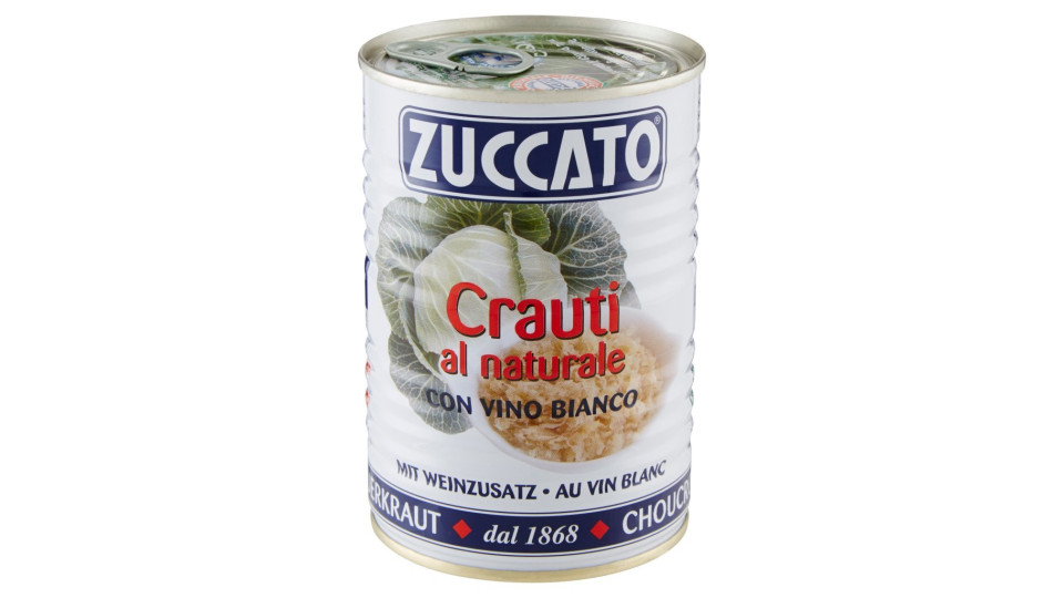 Zuccato Crauti al naturale con Vino Bianco